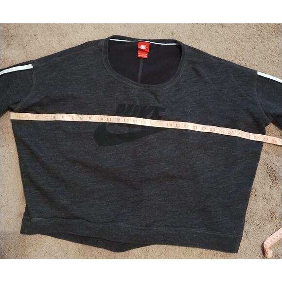 Nike Pull Over Sweat Shirt Dark Gray District 72 Crewneck Size XL #545554-032 - Picture 5 of 7